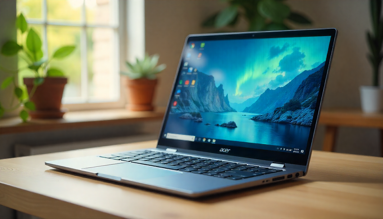 Acer Chromebook Plus 514 vista lateral